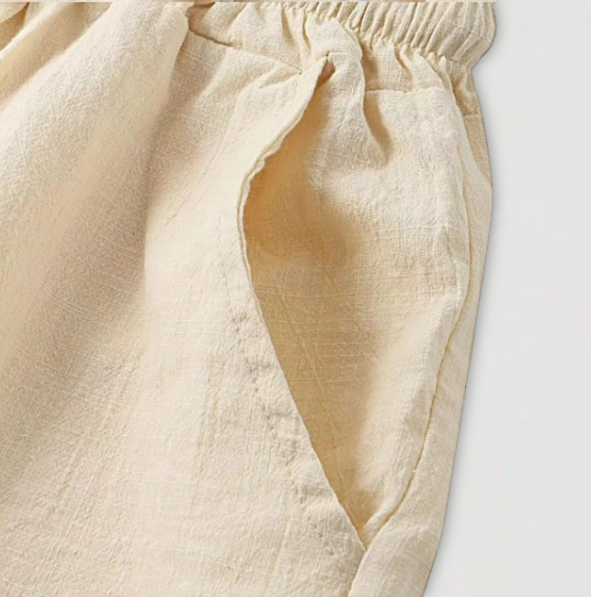 Shorts in linen mix