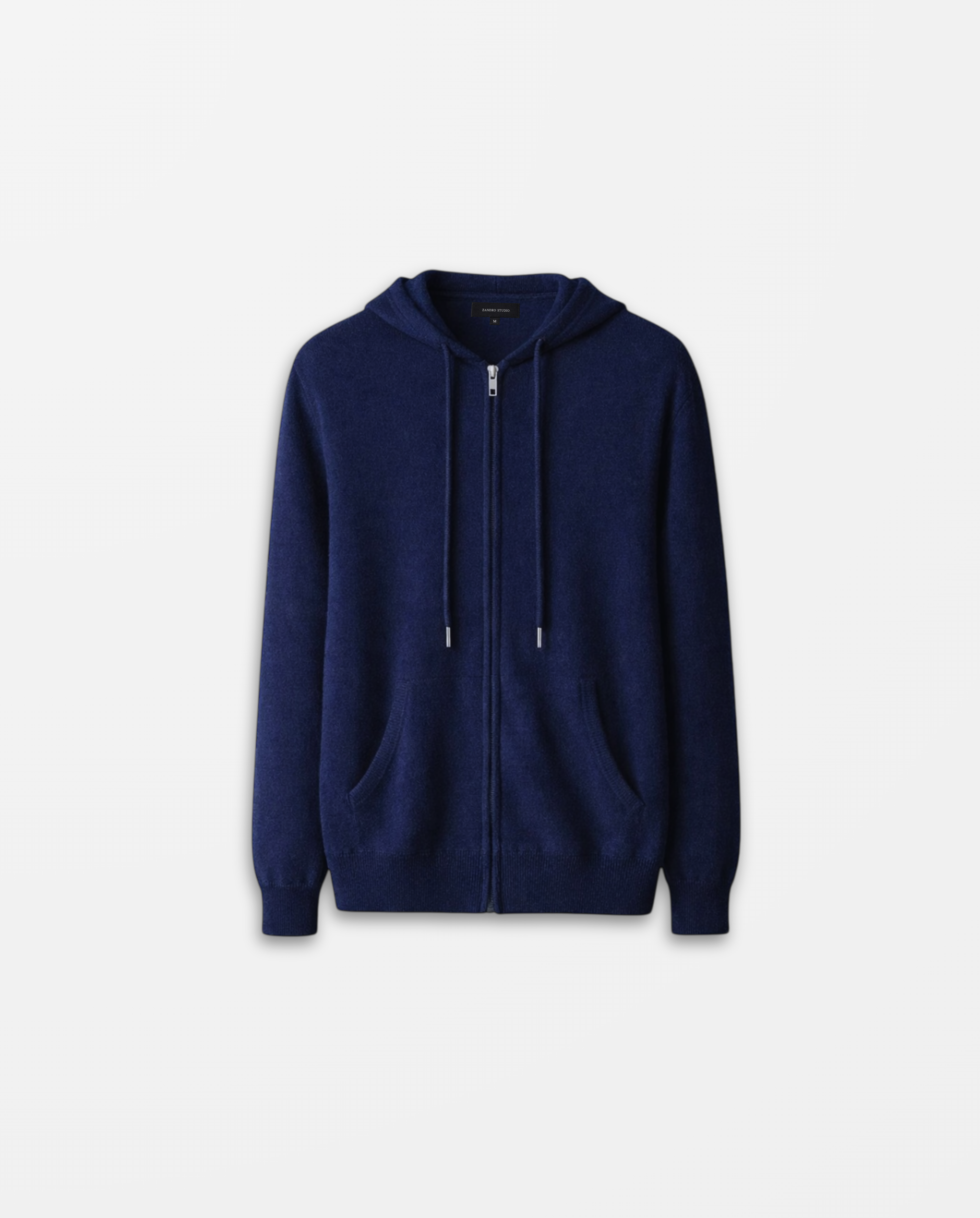 Merino Wool Zip Hoodie
