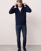 Merino Wool Zip Hoodie