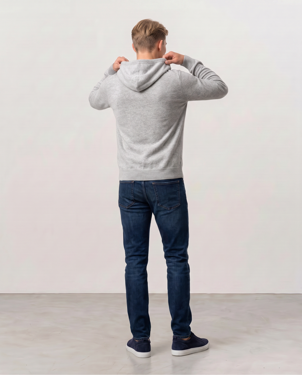 Merino Wool Zip Hoodie