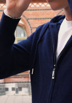 Merino Wool Zip Hoodie