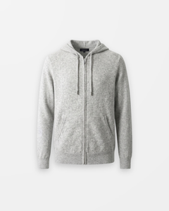 Merino Wool Zip Hoodie