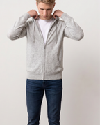 Merino Wool Zip Hoodie