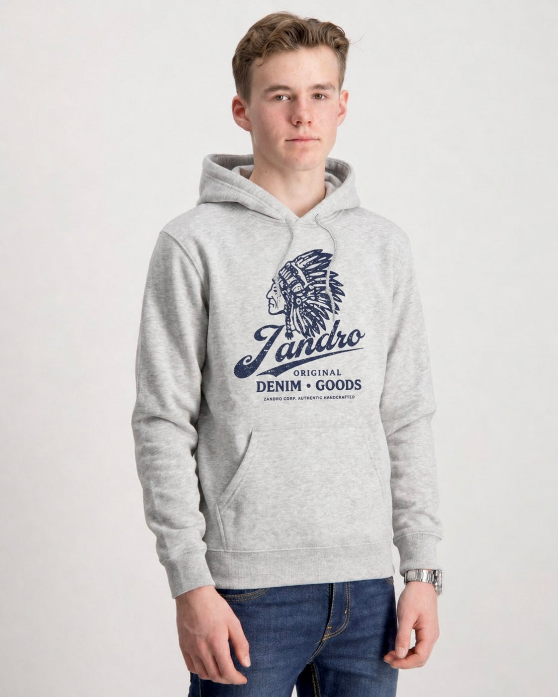 Demin hoodie